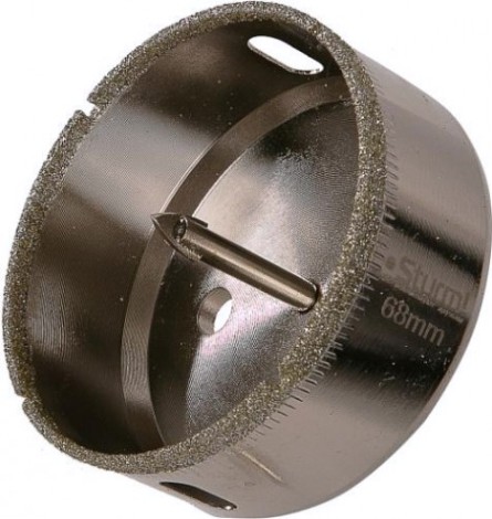 Алмазная коронка для мокрого сверления Sturm 1055-09-6855 по керамике и стеклу