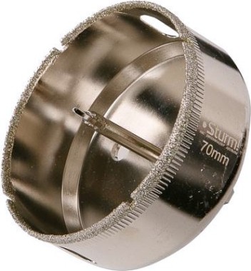 Алмазная коронка для мокрого сверления Sturm 1055-09-7055 по керамике и стеклу