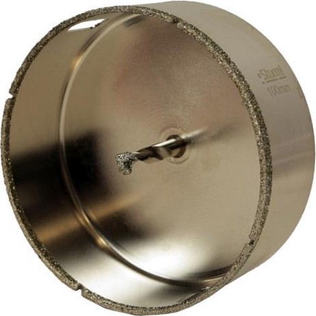 Алмазная коронка для мокрого сверления Sturm 1055-10-10070 по керамограниту 100х70 мм, хвост. с проточками