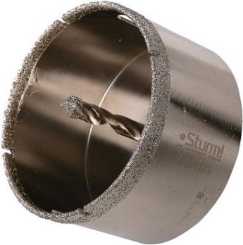 Алмазная коронка для мокрого сверления Sturm 1055-10-6870 по керамограниту 68х70 мм, хвост. с проточками