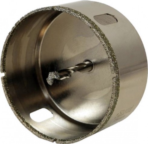 Алмазная коронка для мокрого сверления Sturm 1055-10-7570 по керамограниту 75х70 мм, хвост. с проточками