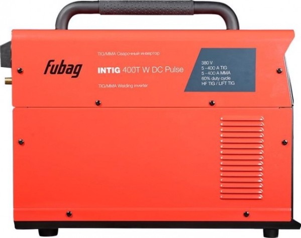 Аппарат аргонно-дуговой сварки FUBAG INTIG 400T W DC PULSE + горелка fb tig 18 5p 4m + блок ж [31454.1]