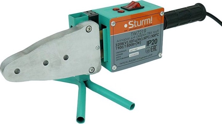 Аппарат для сварки полипропиленовых труб Sturm TW7219 Аппарат для сварки полипропиленовых труб Sturm TW7219