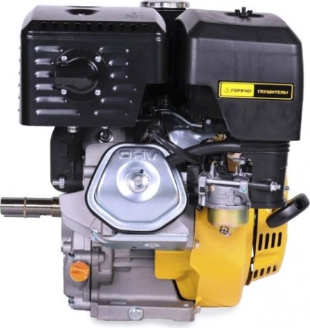 Бензиновый двигатель CHAMPION G390-1HKE (13лс/9,6квт 389см³ 25,4мм шпонка 35,7кг эл.старте