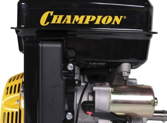 Бензиновый двигатель CHAMPION G390-1HKE (13лс/9,6квт 389см³ 25,4мм шпонка 35,7кг эл.старте