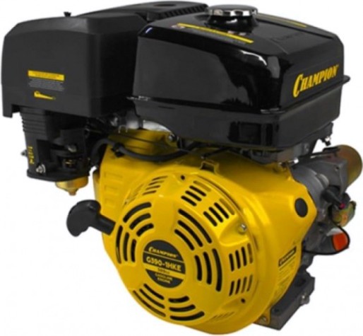 Бензиновый двигатель CHAMPION G390HKE (13лс/9,6квт 389см³ 25,4мм шпонка 33.2кг эл.старте