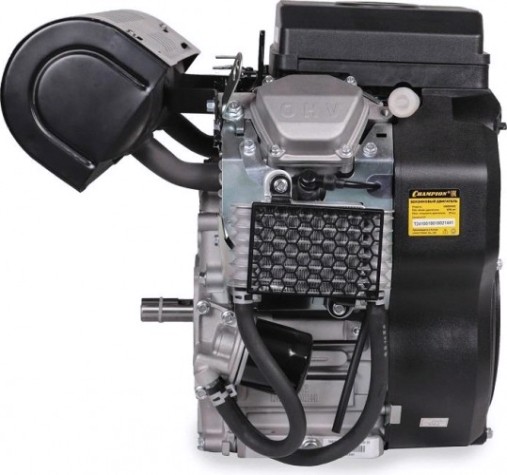 Бензиновый двигатель CHAMPION G680HKE (21лс/15,5квт 678см³ 25мм 48кг шпонка, эл.стартер,