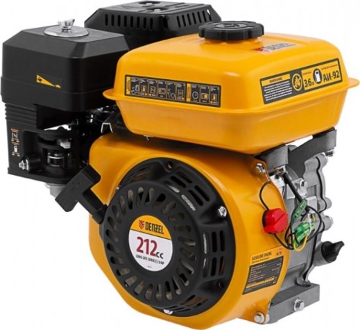 Бензиновый двигатель Denzel RX-17K 7 л.с. вал 19 мм [95101]