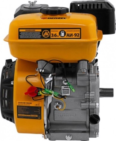 Бензиновый двигатель Denzel RX-17S 7 л.с. вал шлицы 25 мм [95102]