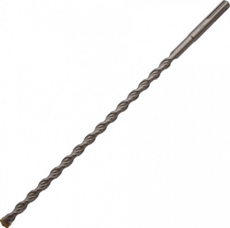 Бур SDS-plus Denzel Cobalt W-tip, 10x310 мм по бетону, двойная спираль [705019]