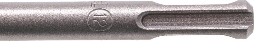 Бур SDS-plus Denzel Cobalt W-tip, 12x260 мм по бетону, двойная спираль [705025]