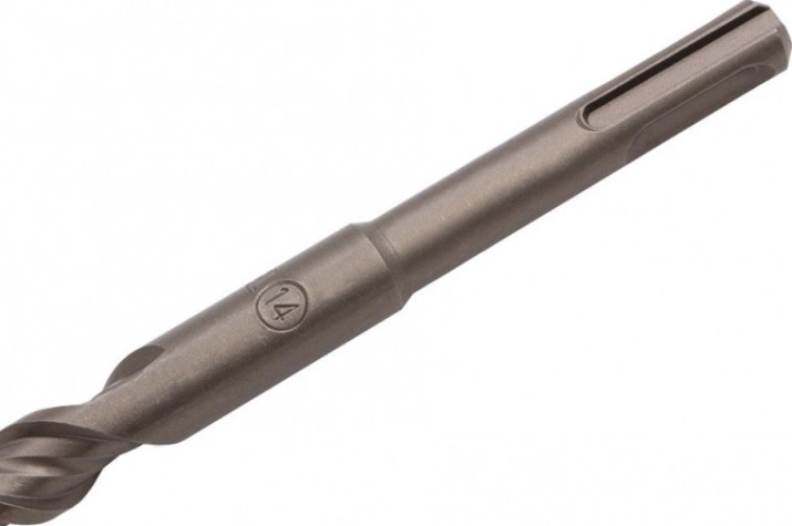 Бур SDS-plus Denzel Cobalt W-tip, 14x260 мм по бетону, двойная спираль [705032]