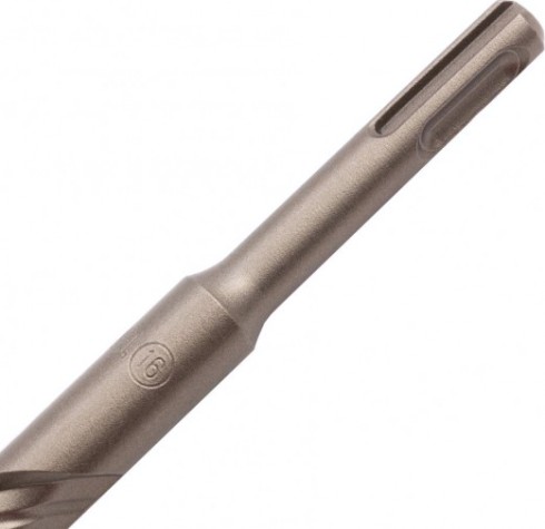 Бур SDS-plus Denzel Cobalt W-tip, 16x210 мм по бетону, двойная спираль [705037]