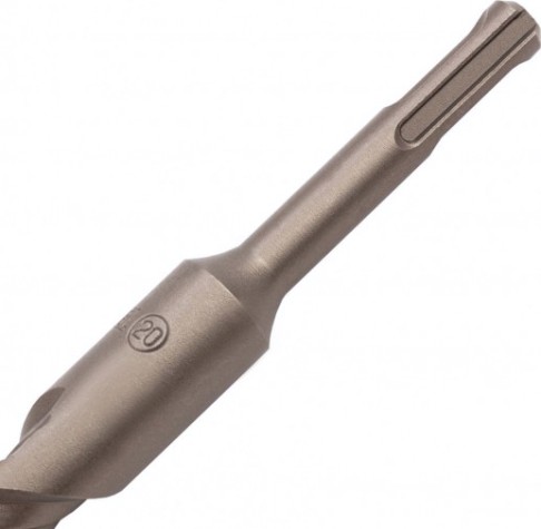 Бур SDS-plus Denzel Cobalt W-tip, 20x260 мм по бетону, двойная спираль [705047]