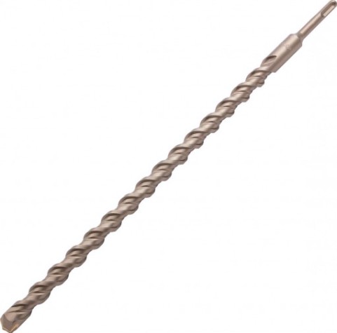 Бур SDS-plus Denzel Cobalt W-tip, 20x460 мм по бетону, двойная спираль [705049]