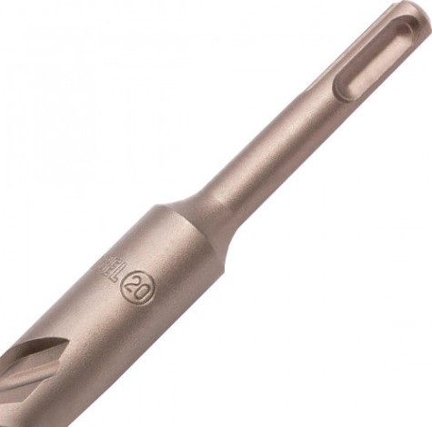 Бур SDS-plus Denzel Cobalt W-tip, 20x460 мм по бетону, двойная спираль [705049]