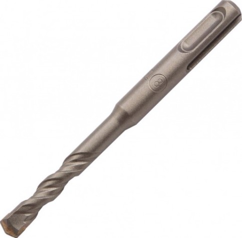 Бур SDS-plus Denzel Cobalt W-tip, 8x110 мм по бетону, двойная спираль [705010]