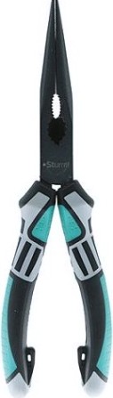 Длинногубцы Sturm 1020-13-3-200 200мм, crv, тефлоновое покрытие, tpe рукоятки