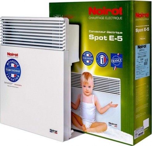 Электрический конвектор отопления NOIROT Spot E-5 Plus 750W (вилка), ножки в комплекте [HYH117.2FDFSk]