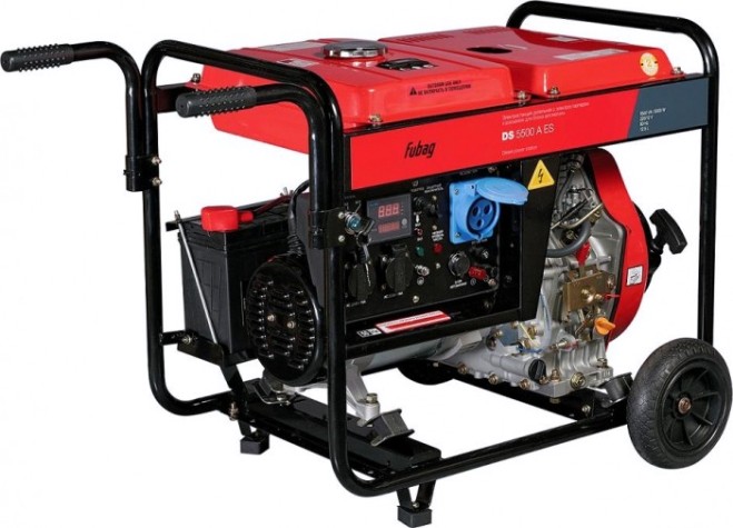 Электростанция дизельная с воздушным охлаждением FUBAG DS 5500 A ES с возможностью авт, открытая [838211]