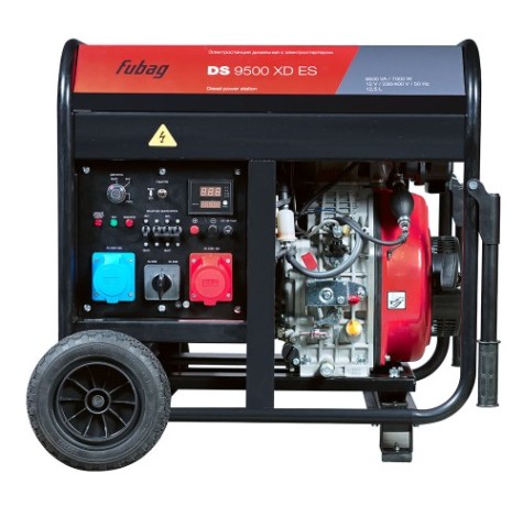Электростанция дизельная с воздушным охлаждением FUBAG DS 9500 XD ES открытая [646240]