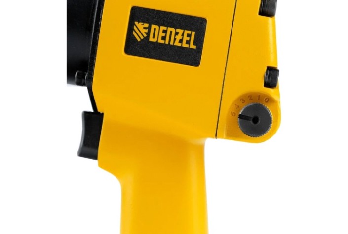 Гайковерт пневматический Denzel IW860 ударный + набор головок, 1/2" [57473]