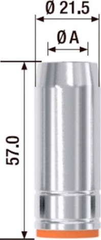 Газовое сопло FUBAG FB 250 FB250.N.18.0 (2 шт.) [FB250.N.18.0]