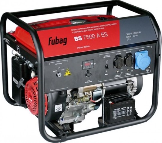 Генератор бензиновый FUBAG BS 7500 А ES с возможностью автоматизации [641031]