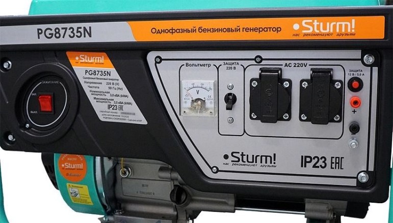 Генератор бензиновый Sturm PG8735N