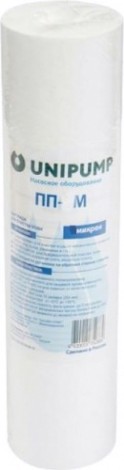 Картридж для воды UNIPUMP полипропиленовый пп-5 м 10 дюймов, (5 мкм) [97696]