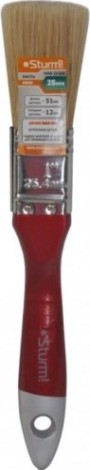 Кисть флейцевая Sturm 9040-23-025 (25мм), натуральная щетина, деревянная ручка Кисть флейцевая Sturm 9040-23-025 (25мм), натуральная щетина, деревянная ручка