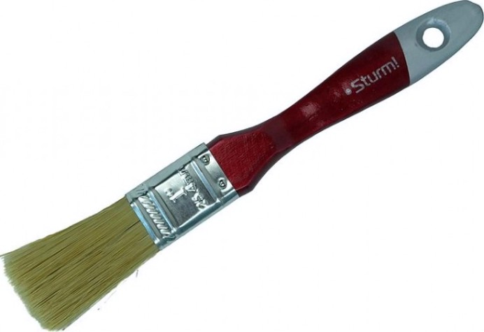 Кисть флейцевая Sturm 9040-23-025 (25мм), натуральная щетина, деревянная ручка Кисть флейцевая Sturm 9040-23-025 (25мм), натуральная щетина, деревянная ручка