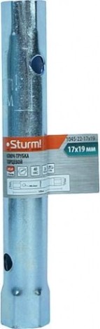 Ключ трубчатый торцевой Sturm 1045-22-17x19 17х19 мм, оцинкованный