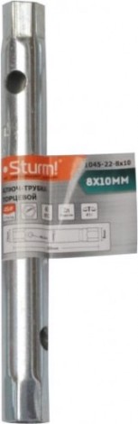 Ключ трубчатый торцевой Sturm 1045-22-8x10 8х10 мм, оцинкованный