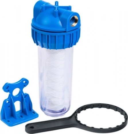 Колба UNIPUMP 10" CFC-10K (резьба 3/4") с картриджем SC-10W (5мкм) [11866]