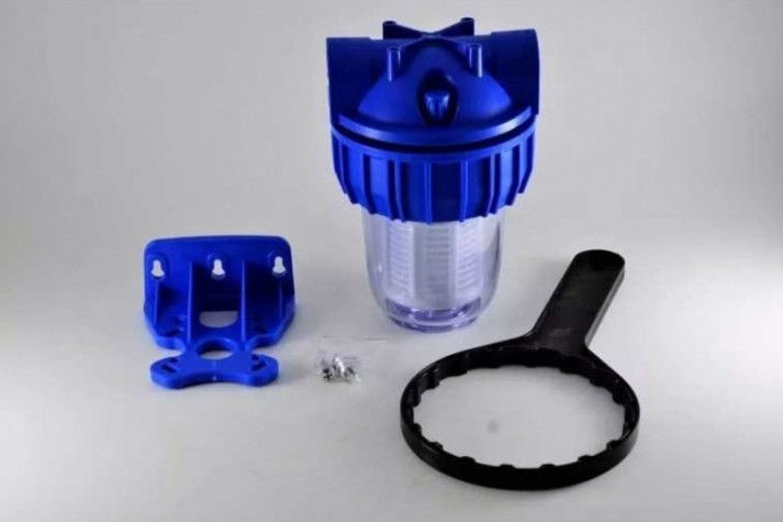 Колба UNIPUMP для воды 5" cfc-5k (резьба 1") с картриджем nt-5 [55051]