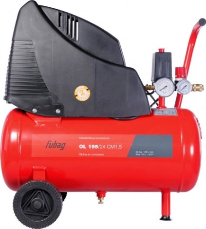 Компрессор поршневой безмасляный FUBAG OL 195/24 [A6CC304KOA601 (A6CC304KOA092)]