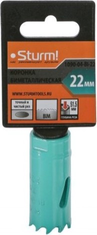Коронка биметаллическая Sturm 1090-04-BI-22 Коронка биметаллическая Sturm 1090-04-BI-22