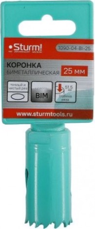 Коронка биметаллическая Sturm 1090-04-BI-25 Коронка биметаллическая Sturm 1090-04-BI-25