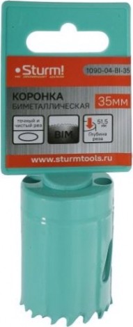 Коронка биметаллическая Sturm 1090-04-BI-35 Коронка биметаллическая Sturm 1090-04-BI-35