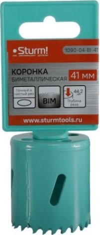Коронка биметаллическая Sturm 1090-04-BI-41 Коронка биметаллическая Sturm 1090-04-BI-41