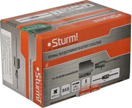 Коронка буровая SDS-plus Sturm 9018-SDS-HD73 кольцевая 73 мм (с центр. cверлом, хвостовик) Коронка буровая SDS-plus Sturm 9018-SDS-HD73 кольцевая 73 мм (с центр. cверлом, хвостовик)