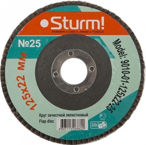 Круг лепестковый Sturm 9010-01-125x22-25 125х22, p25