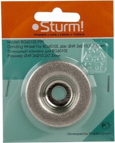 Круг шлифовальный Sturm BG6010S-999 для BG6010S/ТС1-100М/ТС-6010С Круг шлифовальный Sturm BG6010S-999 для BG6010S/ТС1-100М/ТС-6010С