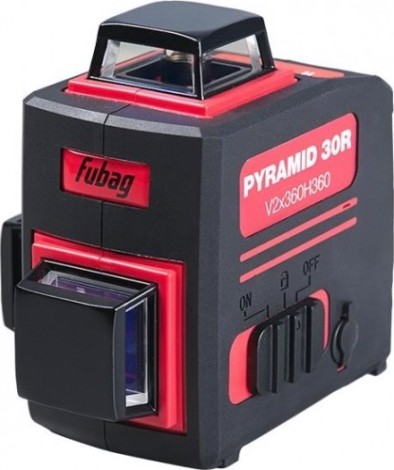 Лазерный уровень FUBAG Pyramid 30R V2х360H360 3d [31631]