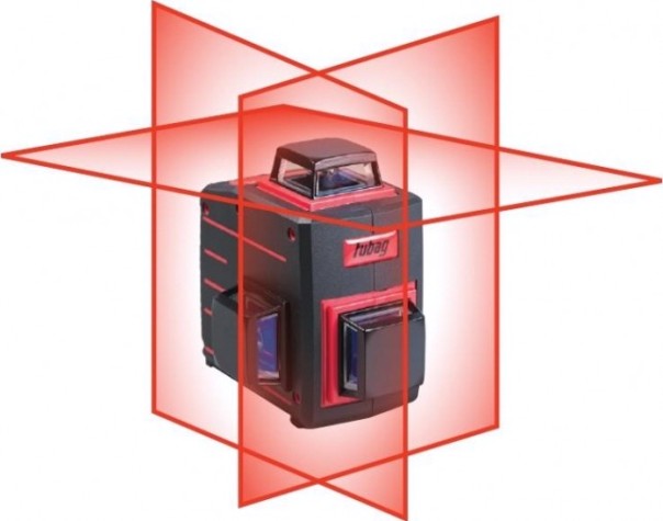 Лазерный уровень FUBAG Pyramid 30R V2х360H360 3d [31631]