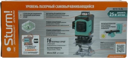 Лазерный уровень Sturm 4010-14-AL Лазерный уровень Sturm 4010-14-AL