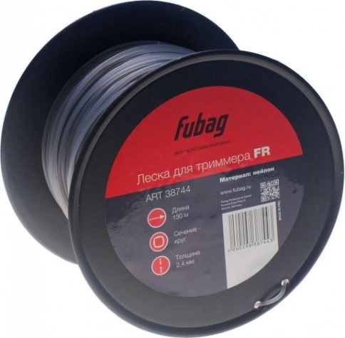 Леска для триммера FUBAG 38744 круглая