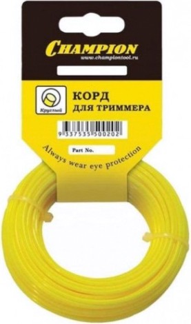 Леска триммерная CHAMPION C5062 round 1.3мм* 15м (круглый) в мотке