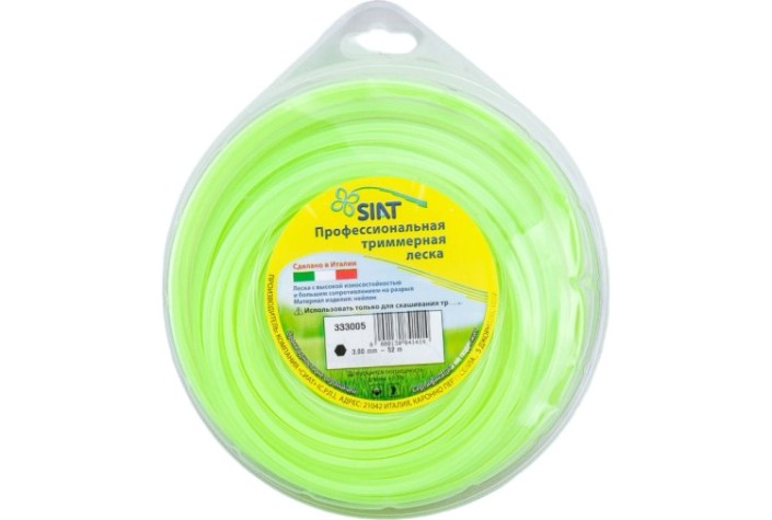Леска триммерная SIAT ШЕСТИГРАННИК 3,0мм -52м [333005]